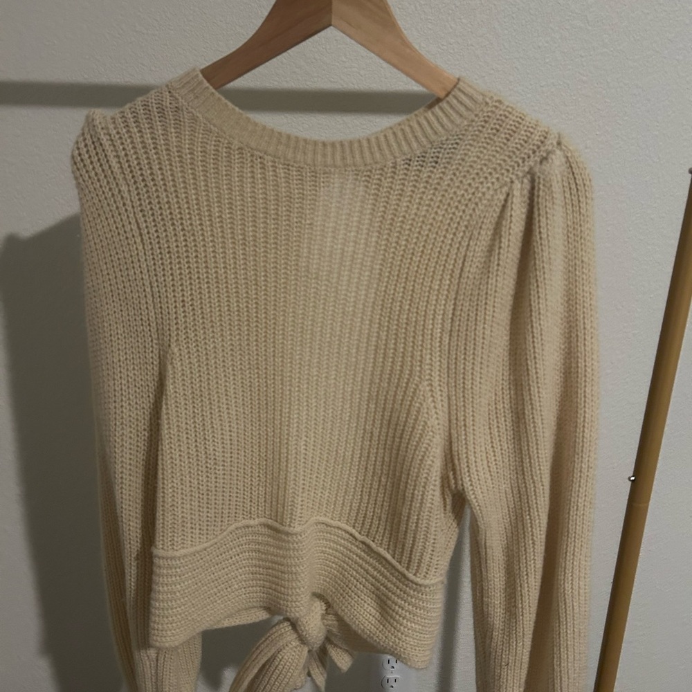 Lulu's Beige Knit Women's Sweater